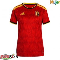 Camiseta Bélgica Primera Equipación para mujer Mundial 2026 manga corta